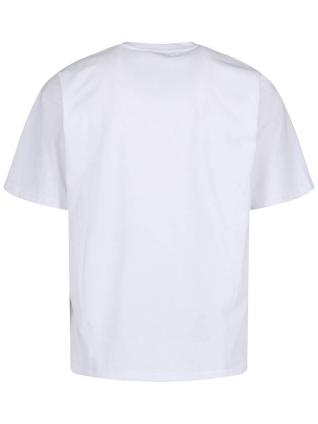 T Boxt OD Logo Cutout Short Sleeve T-Shirt White - DIESEL - BALAAN 3