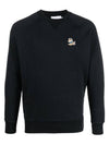 Dressed Fox Patch Classic Sweatshirt Black - MAISON KITSUNE - BALAAN 3