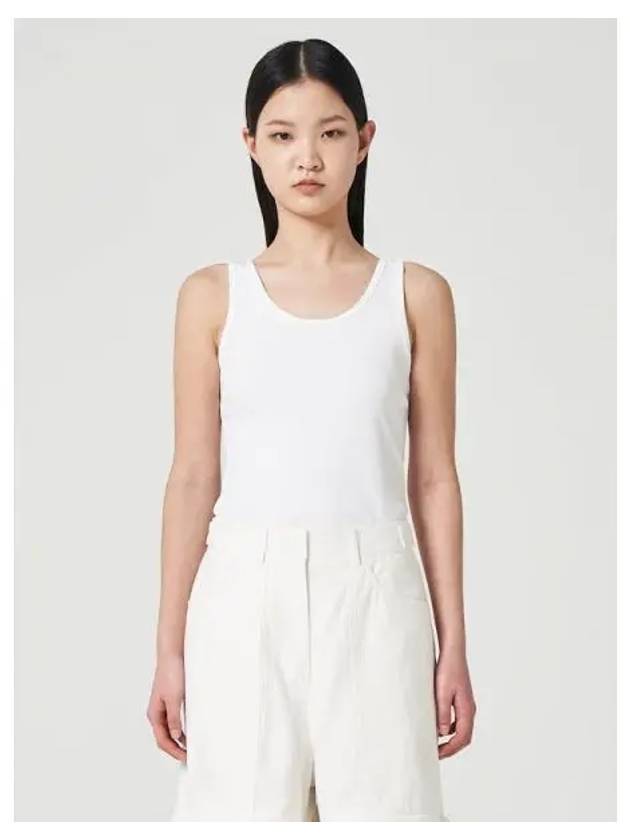 Basic rib pattern sleeveless white domestic product GM0023112440345 - JUUN.J - BALAAN 1