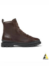 Brutus Medium Lace-up Worker Boots Burgundy - CAMPER - BALAAN 2