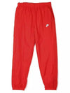 Club Lined Woven Tracksuit Red - NIKE - BALAAN 5