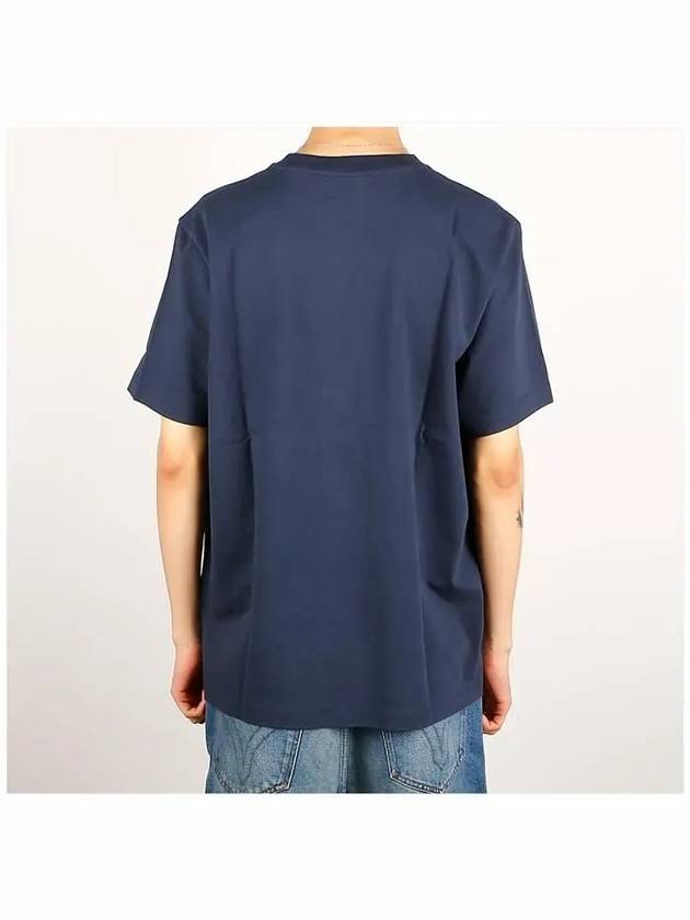 Racing Fox Short Sleeve T-Shirt Blue - MAISON KITSUNE - BALAAN 5