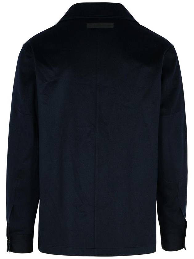 Zegna Blue Cashmere Jacket - ERMENEGILDO ZEGNA - BALAAN 3