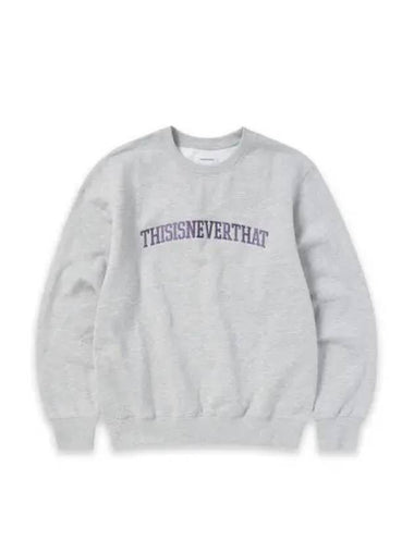 Arch logo crewneck heather gray - THISISNEVERTHAT - BALAAN 1