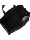 FF Jacquard Fabric Shopper Tote Bag Black - FENDI - BALAAN 7