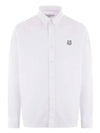 Bold Fox Head Long Sleeve Shirt White - MAISON KITSUNE - BALAAN 2