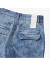 Crease Washed Wide Denim Pants Blue - NOIRER FOR WOMEN - BALAAN 6
