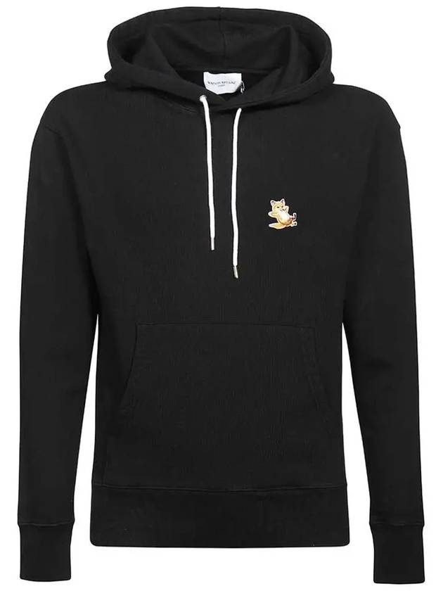 Chillax Fox Patch Classic Hoodie Black - MAISON KITSUNE - BALAAN 2