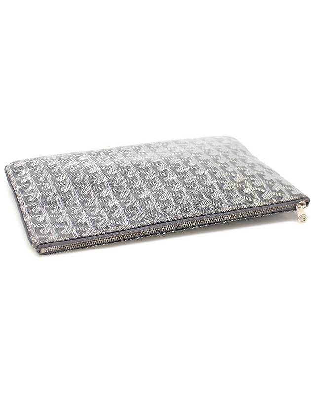 APMSENAT2 MM Gray Special Color Goyadin Canvas Senna Clutch - GOYARD - BALAAN 4