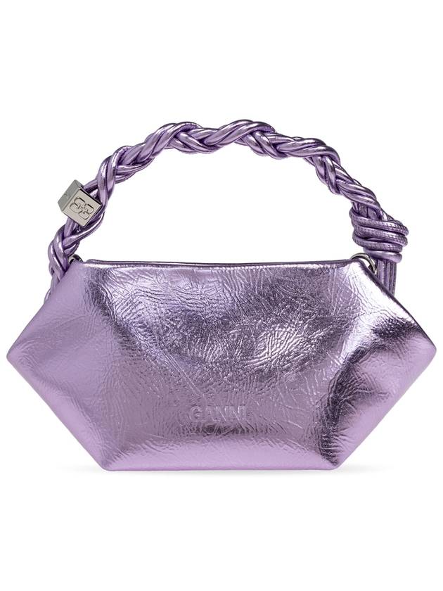 Ganni Handbag With Logo, Women's, Purple - GANNI - BALAAN 3