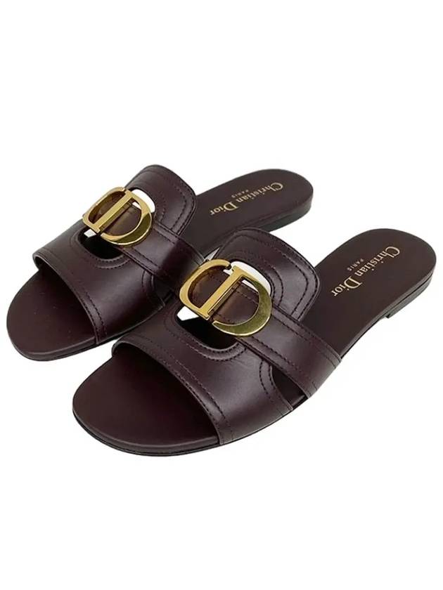 KCQ266VEA33R Mule Slippers Brown - DIOR - BALAAN 3