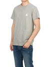 Zafferh Logo Cotton Short Sleeve T-Shirt Grey - ISABEL MARANT - BALAAN 5