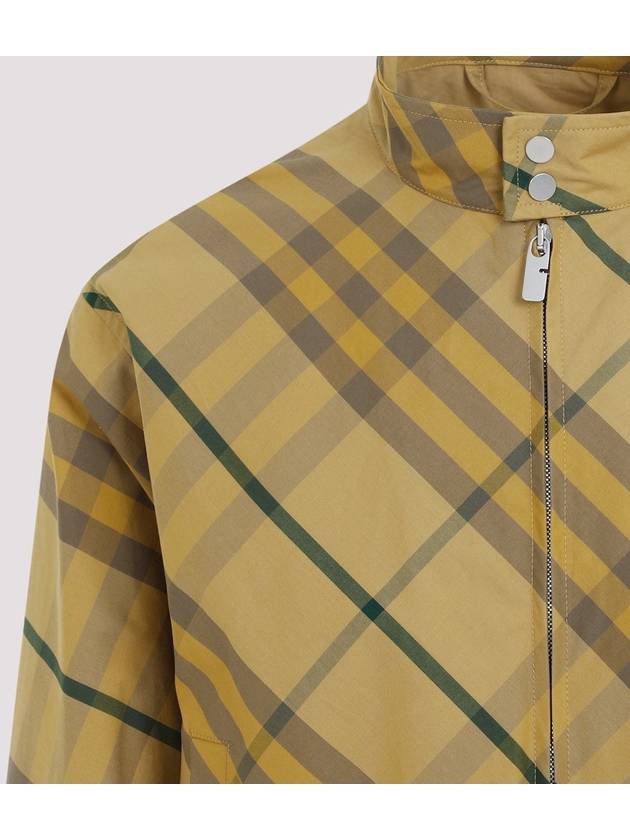 Check Bomber Jacket Yellow - BURBERRY - BALAAN 5