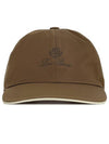 Embroidered Logo Ball Cap Pecan Ivory - LORO PIANA - BALAAN 2