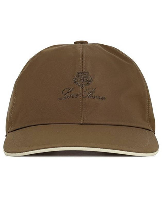 embroid logo ball cap pecan ivory - LORO PIANA - BALAAN 2