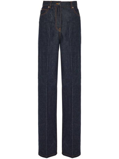 Ferragamo Trousers Denim - SALVATORE FERRAGAMO - BALAAN 1