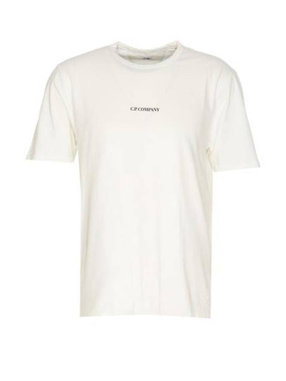 Logo Short Sleeve T-Shirt White - CP COMPANY - BALAAN 2