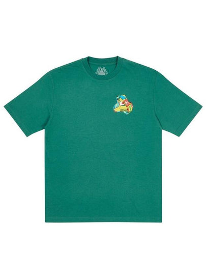 Tri flag tshirt TRI FLAG T SHIRT green - PALACE - BALAAN 2