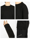 Embroidered Logo Sweatshirt Black - MONCLER - BALAAN 4