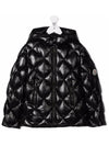 Kids Quilted Hood Down Black 1A55D 10 68950 999 - MONCLER - BALAAN 1