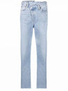 Crisscross Straight Jeans Blue - AGOLDE - BALAAN 2