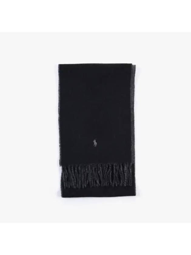 PC0455 002 Pony Reversible Fringe Muffler - POLO RALPH LAUREN - BALAAN 2