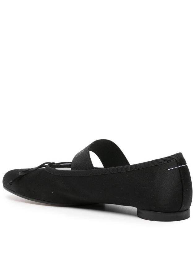 Anatomic Satin Ballerinas Flat Black - MAISON MARGIELA - BALAAN 4