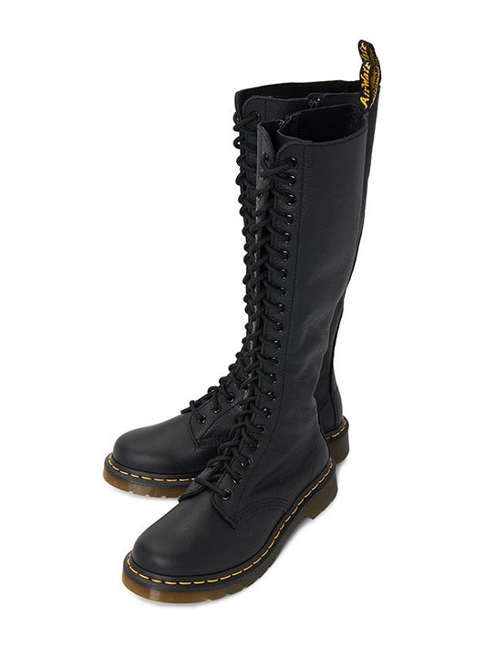 20 Hole Long Boots Black - DR. MARTENS - BALAAN 2