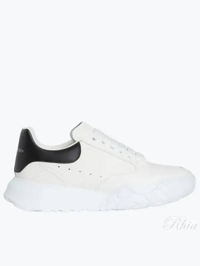 Court Trainer Low Sneakers White Black - ALEXANDER MCQUEEN - BALAAN 2