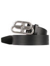 Men's BB Buckle Large Belt Black - BALENCIAGA - BALAAN 2