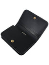 Logo Plaque Monaco Card Wallet Black - BALENCIAGA - BALAAN 11