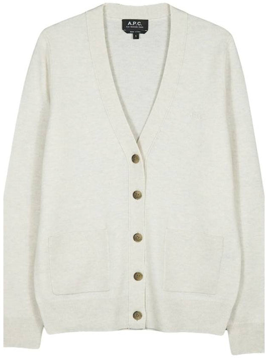 Louisa Wool Cardigan Ecru - A.P.C. - BALAAN 2