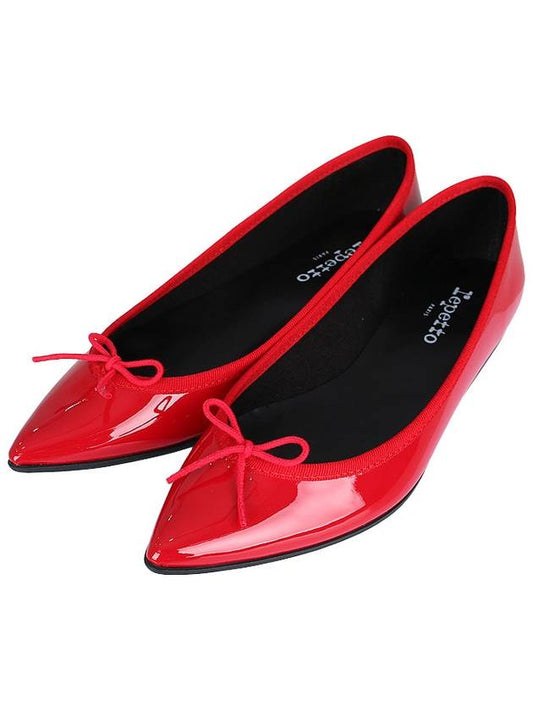 Women's Junon Calfskin Ballerinas Red - REPETTO - BALAAN 2