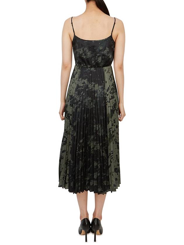 Women's Leo and Kia Long Dress Black Khaki - ALLSAINTS - BALAAN 9