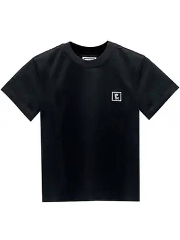 Back logo cotton short sleeve t shirt black - WOOYOUNGMI - BALAAN 1