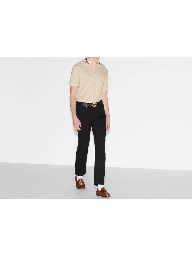 Horsebit Jeans Black - GUCCI - BALAAN 7