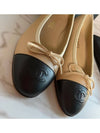 Female Ballerina Black Beige G02819 - CHANEL - BALAAN 4