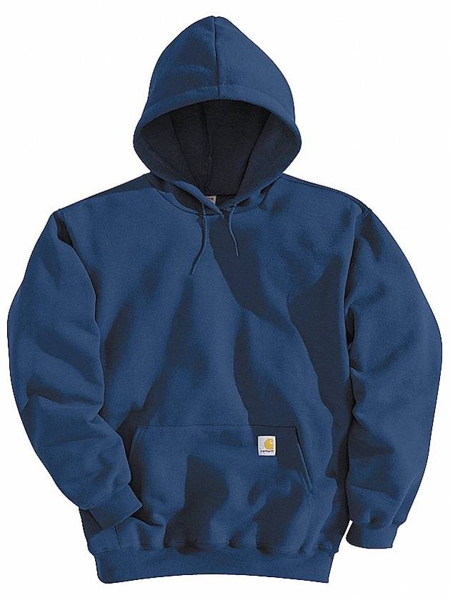 Men's Loose Fit Midweight Hoodie Navy - CARHARTT - BALAAN 2