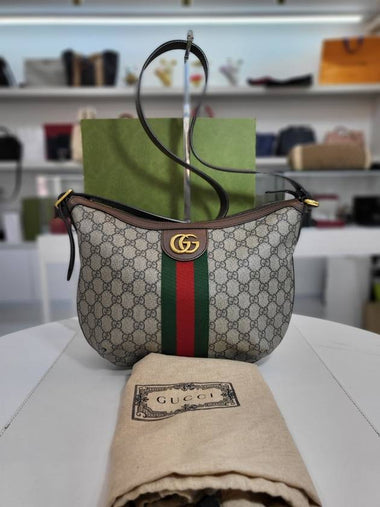 Supreme Half Moon Shoulder Bag 598125 - GUCCI - BALAAN 1