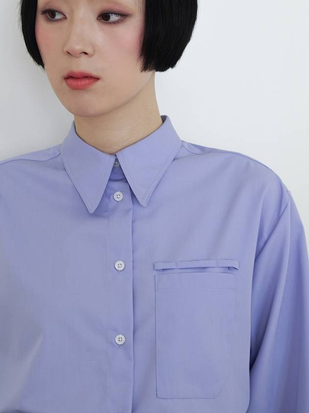 Signature Work Long Sleeve Shirt Blue - RUBATI - BALAAN 4