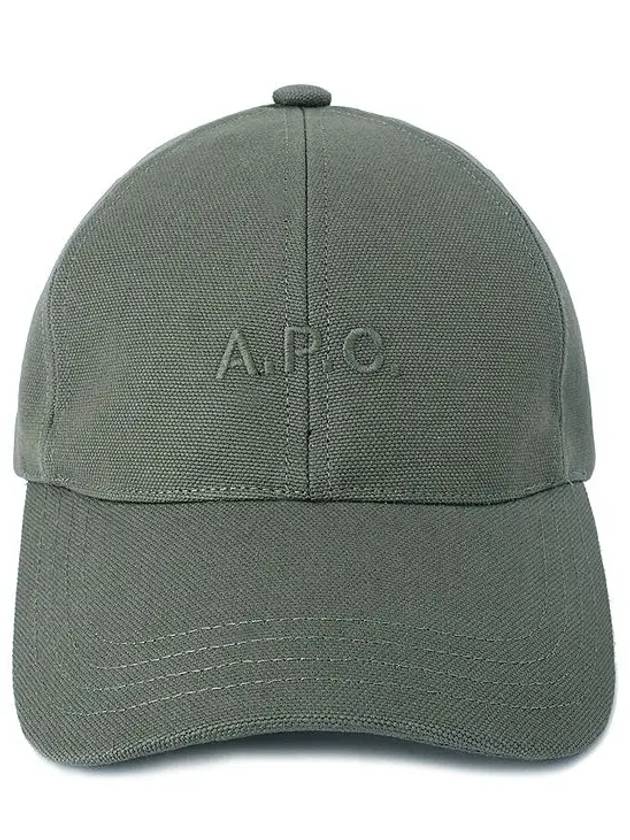 Charlie Logo Ball Cap Military Khaki - A.P.C. - BALAAN 3