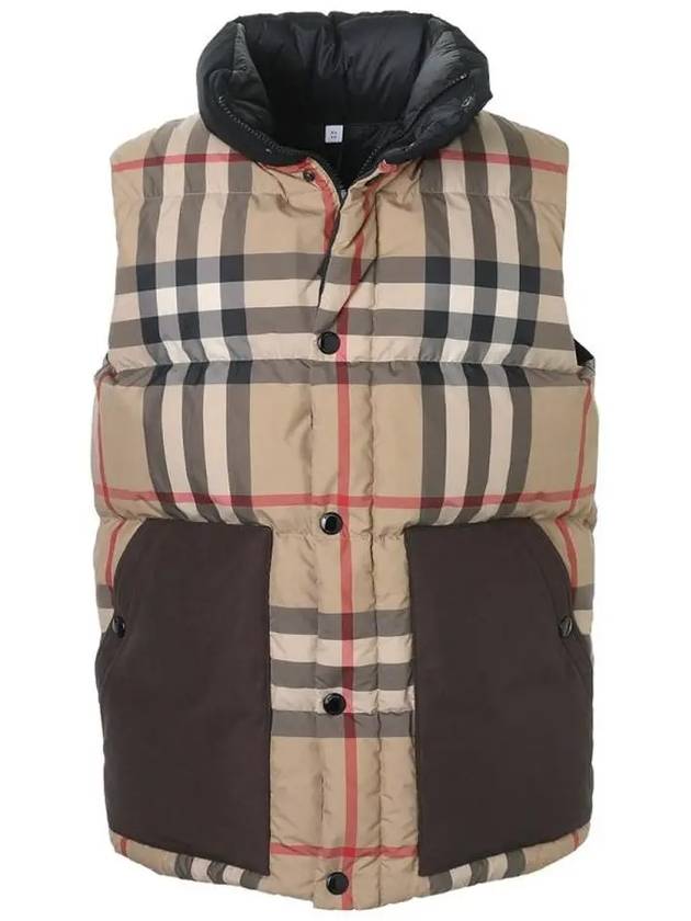 Check Padded Vest Archive Beige - BURBERRY - BALAAN 3