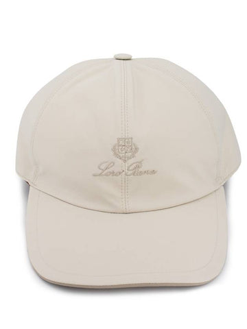 Embroidered Logo Ball Cap Beige - LORO PIANA - BALAAN 1