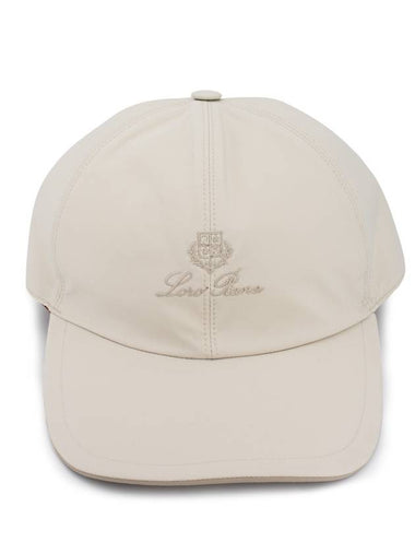 Embroidered Logo Ball Cap Beige - LORO PIANA - BALAAN 1