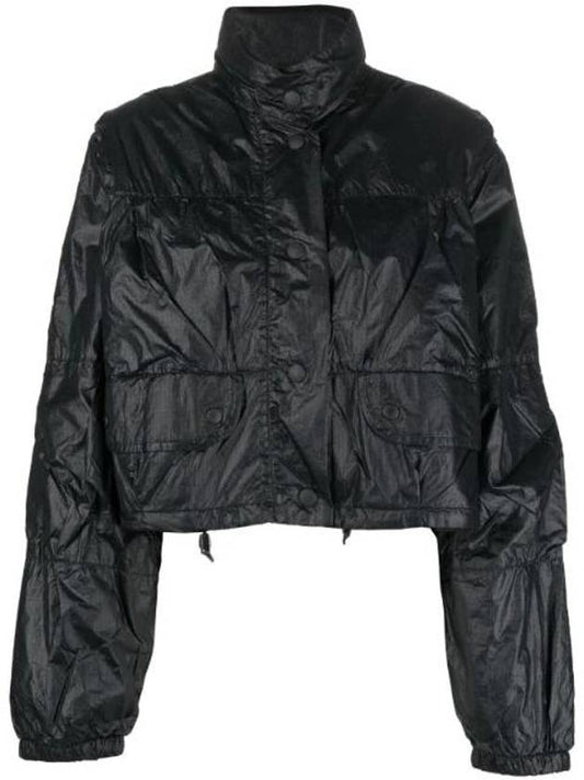 Exhale Technical Crop Hooded Jacket Black - OUR LEGACY - BALAAN 1