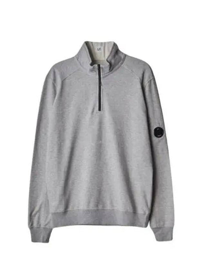 Light Fleece Half Zip-Up Sweatshirt Grey - CP COMPANY - BALAAN 2