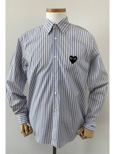 Men s Striped Shirt Black Wappen - COMME DES GARCONS - BALAAN 1