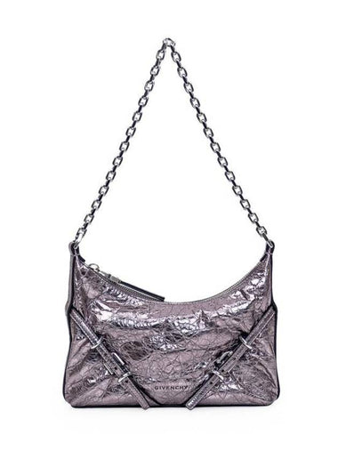 Voyou Party Shoulder Bag Metallic Silver - GIVENCHY - BALAAN 1