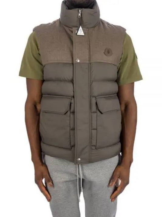 Rance Down Vest Light Brown - MONCLER - BALAAN 2