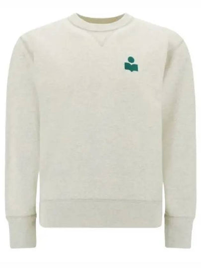 Mike Logo Cotton Sweatshirt Ecru - ISABEL MARANT - BALAAN 2